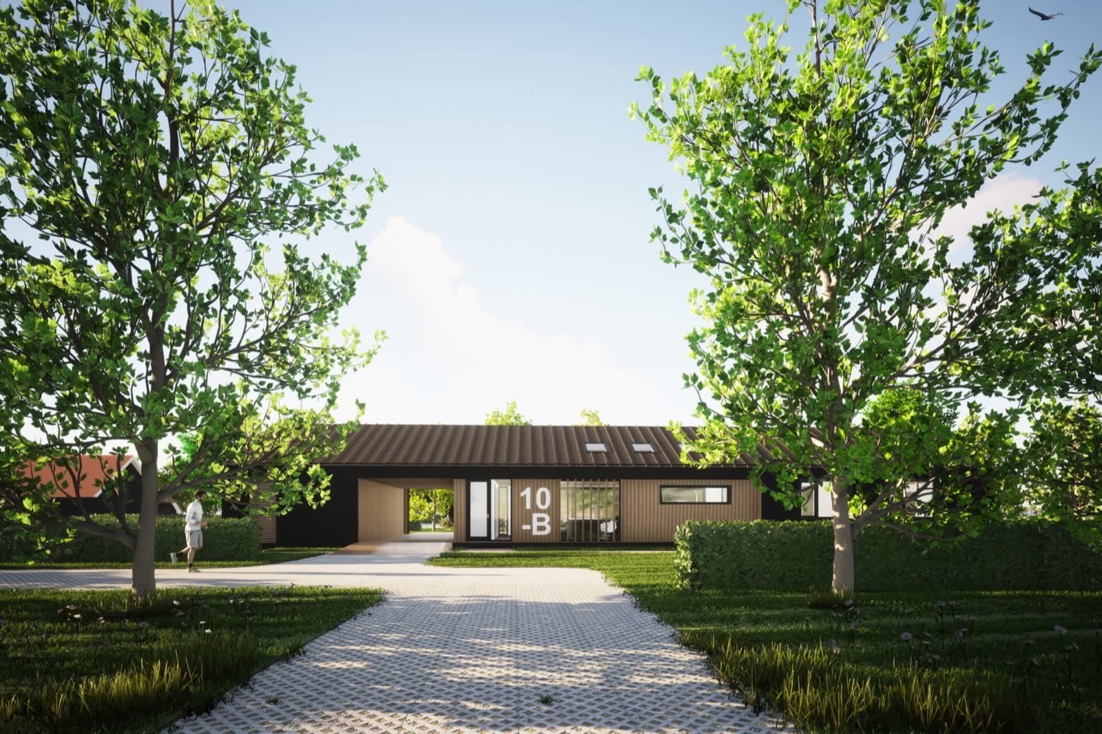 Moderne schuurwoningen Nijkerk — De woningen