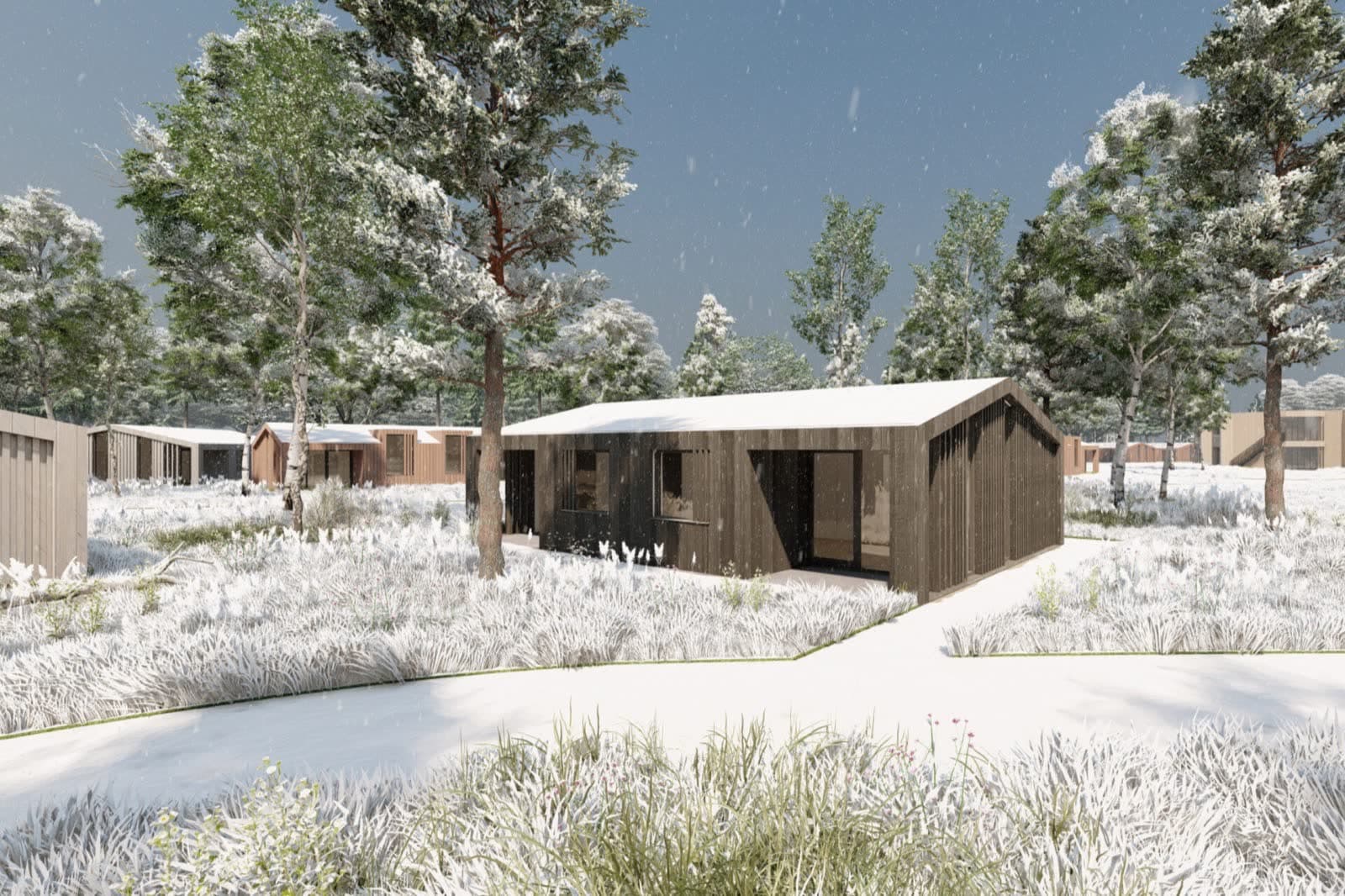 Recreatiepark van hout — Nieuwe situatie