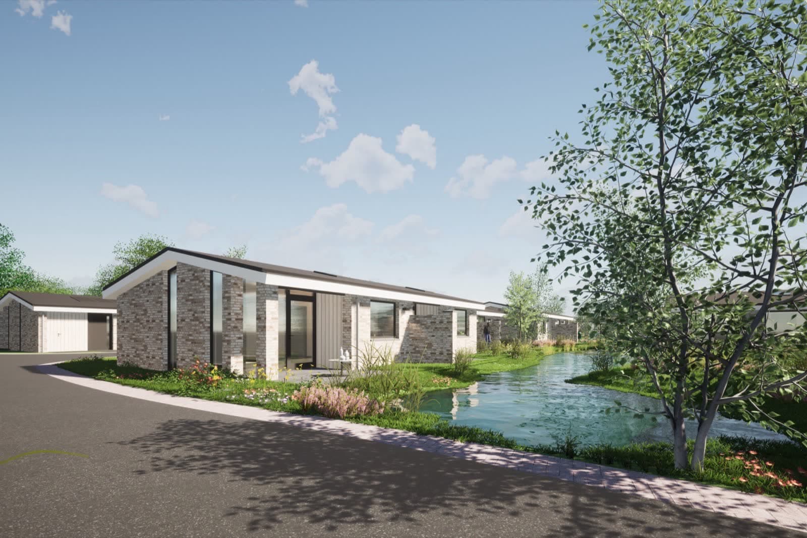 Luxe recreatie in het groen — Bungalows