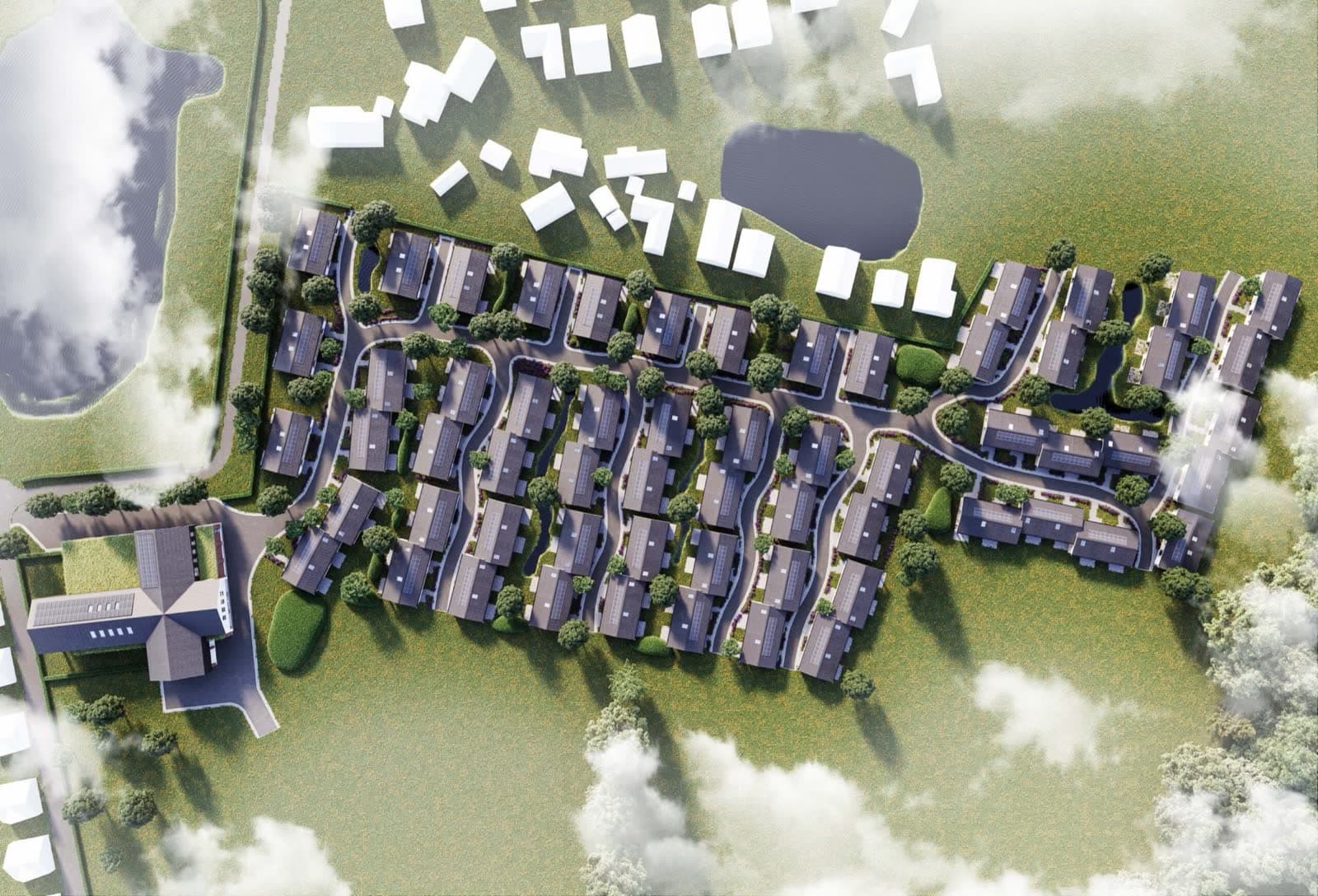 Luxe recreatie in het groen — Situatie