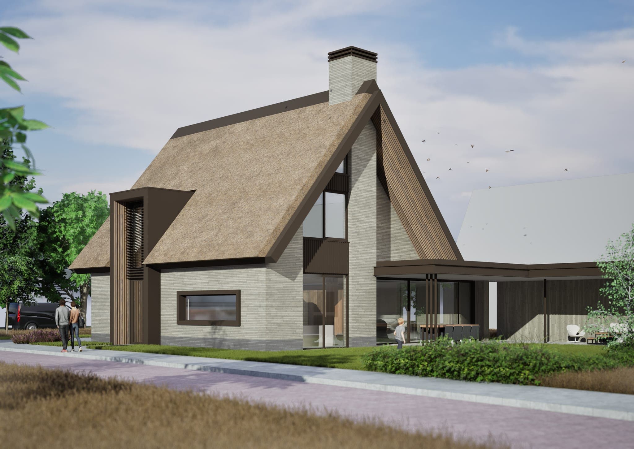 Rietgedekte villa — Villa VE