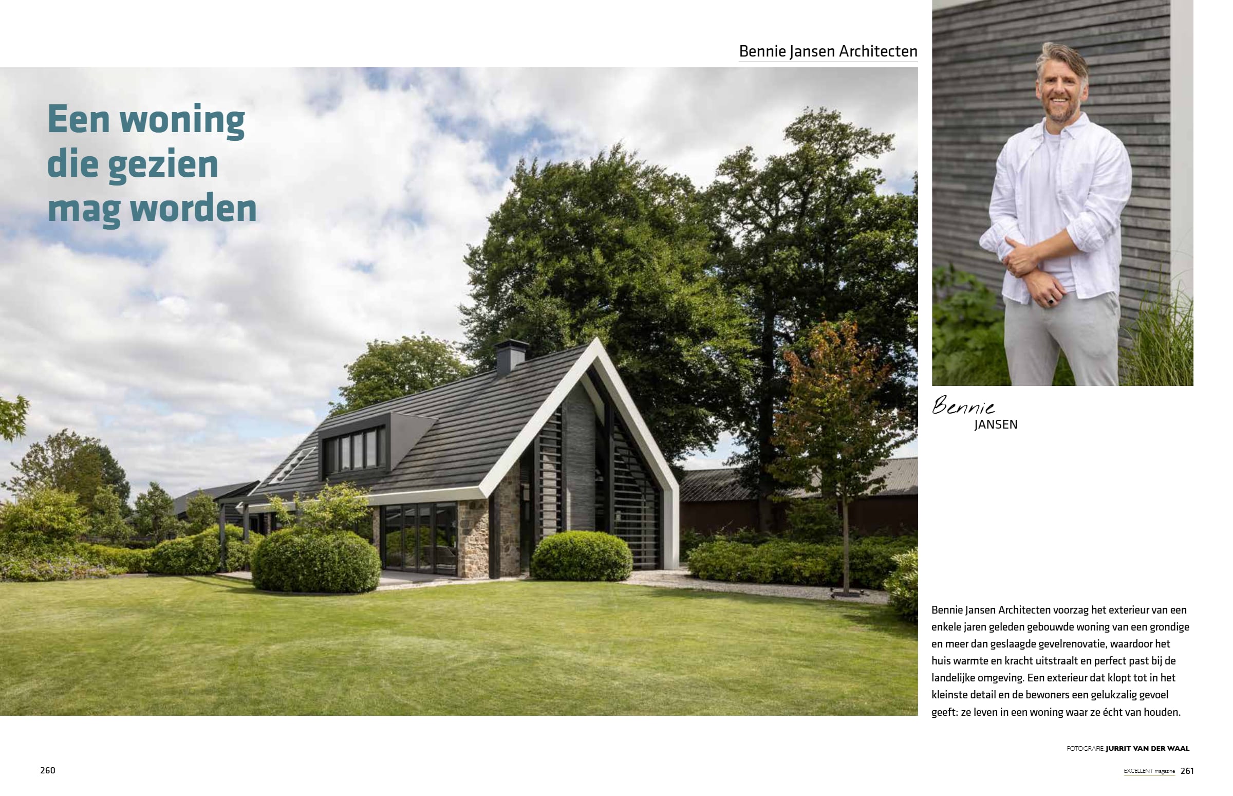 Villa G in Excellent Woonmagazine, uitgave 6 2025 — pagina 1